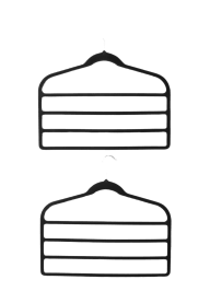 Flockad byxgalge, 2-pack